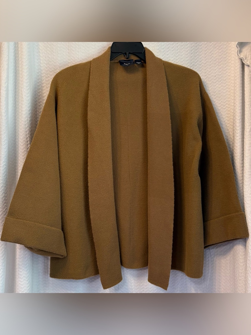 Maeve From Anthropologie Open-Front Camel Brown Cardigan.   One Size Fits Most